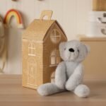 Benny The Plush Long Leg Baby Blue Teddy Bear 30cm - Image 5
