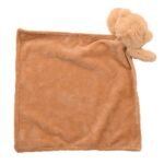 Softies Hudson Bear Light Brown Two Side Short Plush Baby Comforter - Image 4