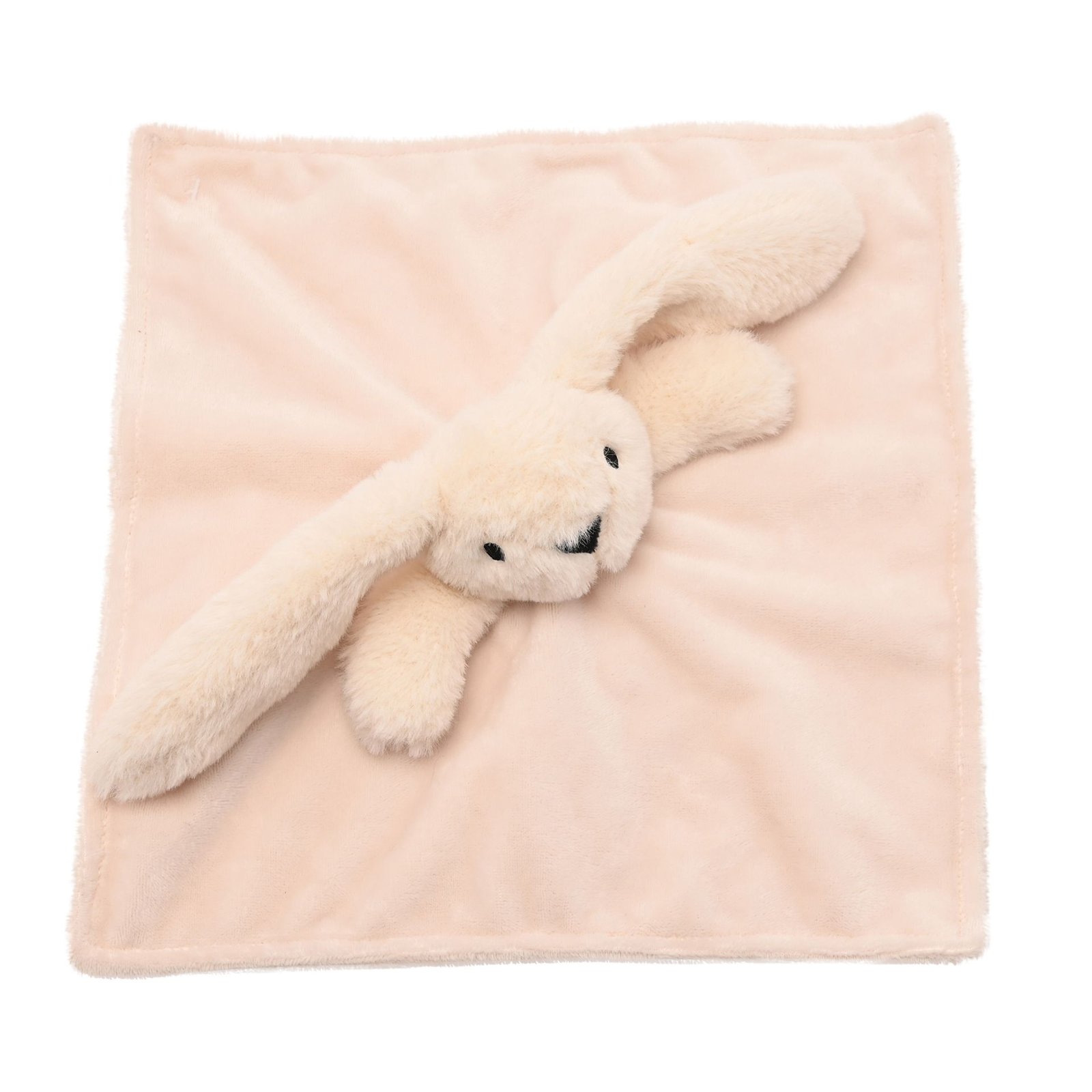 SOF230_T02.jpg Softies Talia White Two Side Short Plush Baby Comforter - Image 1