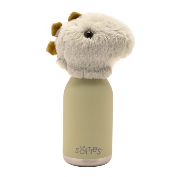 Softies Tommy The Plush T-Rex Dinosaur Green Stainless Steel Water Bottle