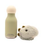 Tommy The Plush T-Rex Green Stainless Steel Water Bottle 23cm / 450ml - Image 4