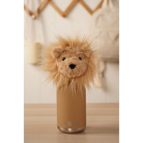 Leo The Plush Lion Light Brown Stainless Steel Water Bottle 23cm / 450ml