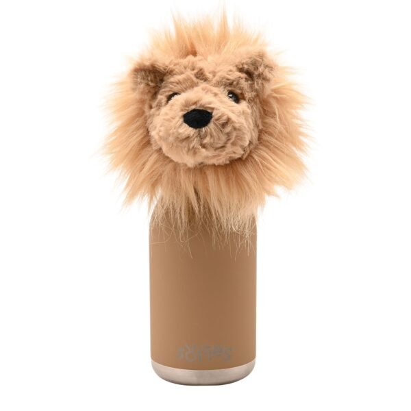 Softies Leo The Lion Plush Light Brown Stainless Steel Water Bottle