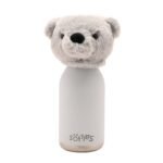 Softies Ste The Plush Teddy Grey Stainless Steel Water Bottle