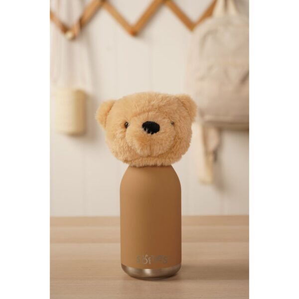 Hudson The Plush Teddy Light Brown Stainless Steel Water Bottle 23cm / 450ml