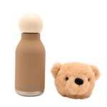 Softies Hudson The Plush Teddy Light Brown Stainless Steel Water Bottle - Image 3