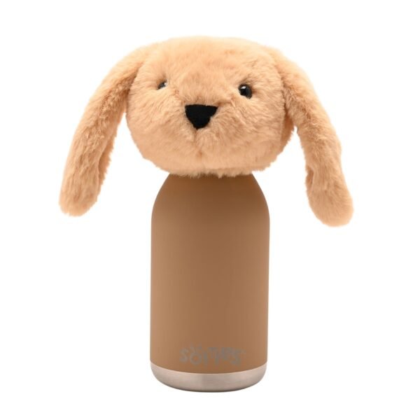 Softies Oatey The Plush Bunny Light Brown Stainless Steel Water Bottle