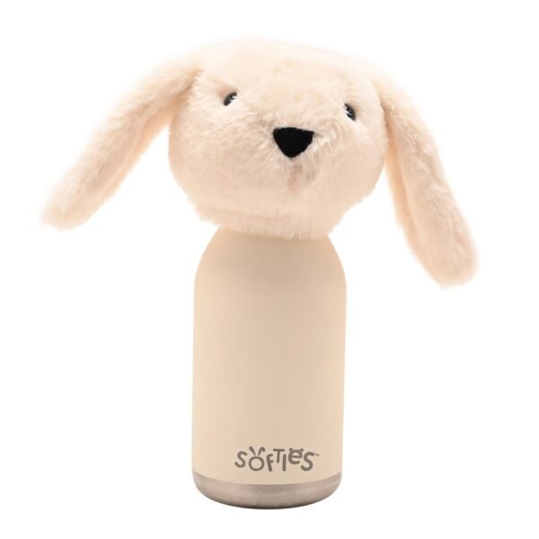 Softies Talia The Plush Bunny White Stainless Steel Water Bottle
