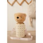 Softies Silicone Water Bottle Bag with Charm Holes & Fabric Clip-On Carry Strap - Image 2