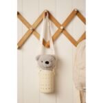 Softies Silicone Water Bottle Bag with Charm Holes & Fabric Clip-On Carry Strap - Image 3