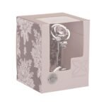 Crystocraft Chrome Plated 'Special Mum' Celebration Rose Ornament - Image 2