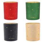Harry Potter Set of 4 Hogwarts House Crests Alumni Glass Tea Light Candle Holders - Image 3