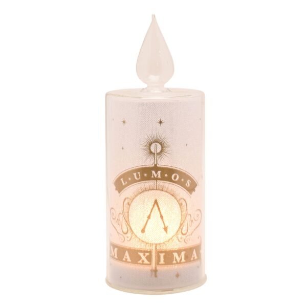 Harry Potter Alumni Glass LED Pillar Candle (21cm) - Lumos