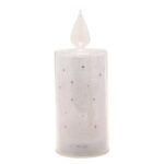 Harry Potter Alumni Glass LED Pillar Candle (21cm) - Lumos - Image 3