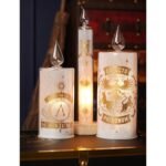 Harry Potter Alumni Glass LED Pillar Candle (21cm) - Lumos - Image 4