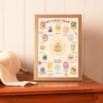 Harry Potter Charms Design 'My First Year' Multi App Gold Finish Aluminium Photo Frame - Image 6