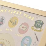 Harry Potter Charms Design 'My First Year' Multi App Gold Finish Aluminium Photo Frame - Image 2