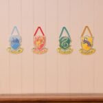 Harry Potter Set of 4 Hanging Wooden House Crests Plaques - Image 3