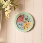 Harry Potter House Crests Design Turquoise Plastic Round Wall Clock - Image 4