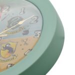 Harry Potter House Crests Design Turquoise Plastic Round Wall Clock - Image 2