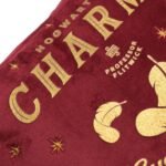 Harry Potter Alumni 'Hogwarts Charms' Red & Gold Velvet Wash Bag - Image 2