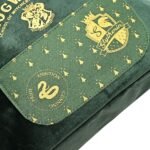 Harry Potter Alumni Green & Gold Velvet Lunch Bag - Slytherin - Image 3