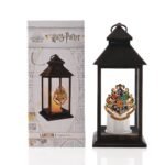Harry Potter Gold Rustic Design LED Light-Up Lantern - Hogwarts Crest - Image 4