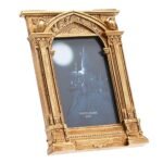 Harry Potter Alumni 4" x 6" Portrait Gold Resin Photo Frame - Hogwarts - Image 2