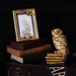 Harry Potter Alumni 4" x 6" Portrait Gold Resin Photo Frame - Hedwig - Image 6