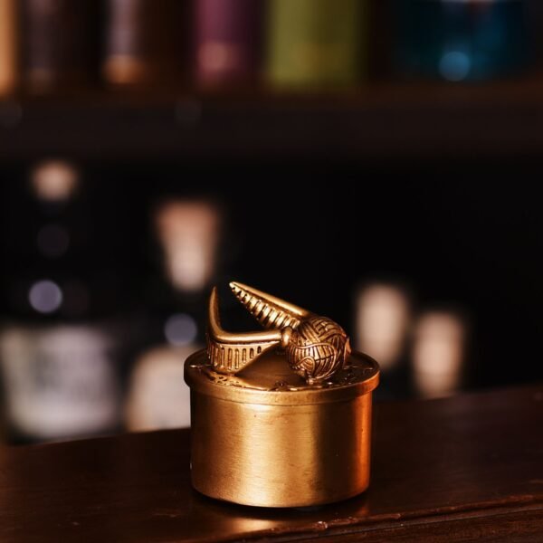 Harry Potter Alumni Gold Resin Trinket Box - Snitch