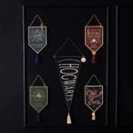 Harry Potter Alumni Black & Gold Wooden Hanging Pendent – I Solemnly Swear - Image 2
