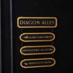 Harry Potter Alumni Black & Gold Metal Street Sign - Diagon Alley - Image 2