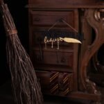 Harry Potter Alumni Black & Gold Spell Hanging Wooden Sign - Wingardium - Image 2