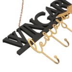 Harry Potter Alumni Black & Gold Spell Hanging Wooden Sign - Wingardium - Image 3