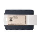 Harry Potter Alumni Navy Blue & Gold PU Leather Passport Holder & Luggage Tag Set – Ravenclaw - Image 3