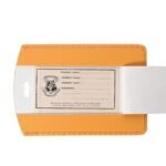 Harry Potter Alumni Yellow & Gold PU Leather Passport Holder & Luggage Tag Set – Hufflepuff - Image 3