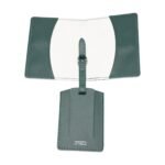 Harry Potter Alumni Green & Gold PU Leather Passport Holder & Luggage Tag Set - Slytherin - Image 2