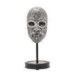 Harry Potter Dark Arts Black & Silver Small Mask Figurine - Death Eater - Image 2