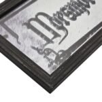 Harry Potter Dark Arts "Morsmorde" Wooden Mirrored Plaque - Image 3