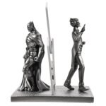 DC Comics: Batman & Joker Stack of Cards Silver Metal Figurine - Image 2