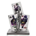 DC Comics: Batman & Joker Stack of Cards Silver Metal Figurine - Image 3