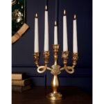 Harry Potter Alumni 3D Gold Resin House Candelabra - Image 7