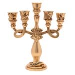 Harry Potter Alumni 3D Gold Resin House Candelabra