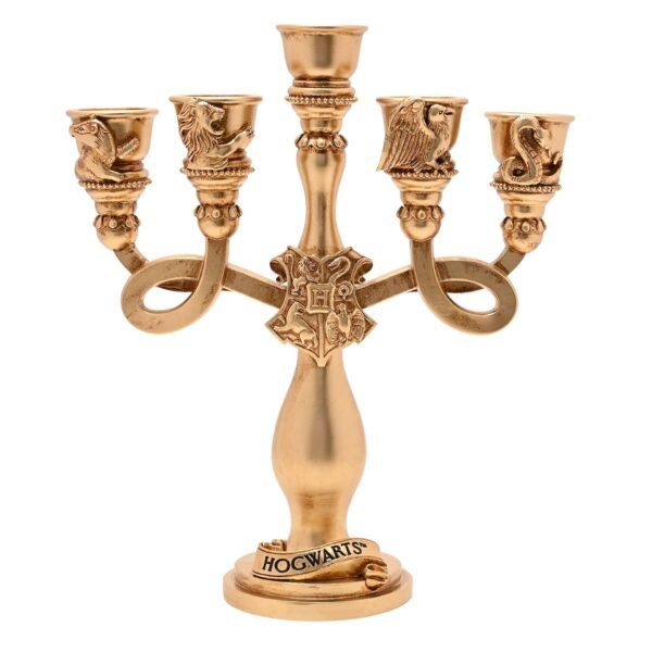 Harry Potter Alumni 3D Gold Resin House Candelabra