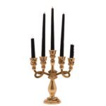 Harry Potter Alumni 3D Gold Resin House Candelabra - Image 2