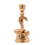 Harry Potter Alumni Gold 3D Candle Holder - Slytherin Snake
