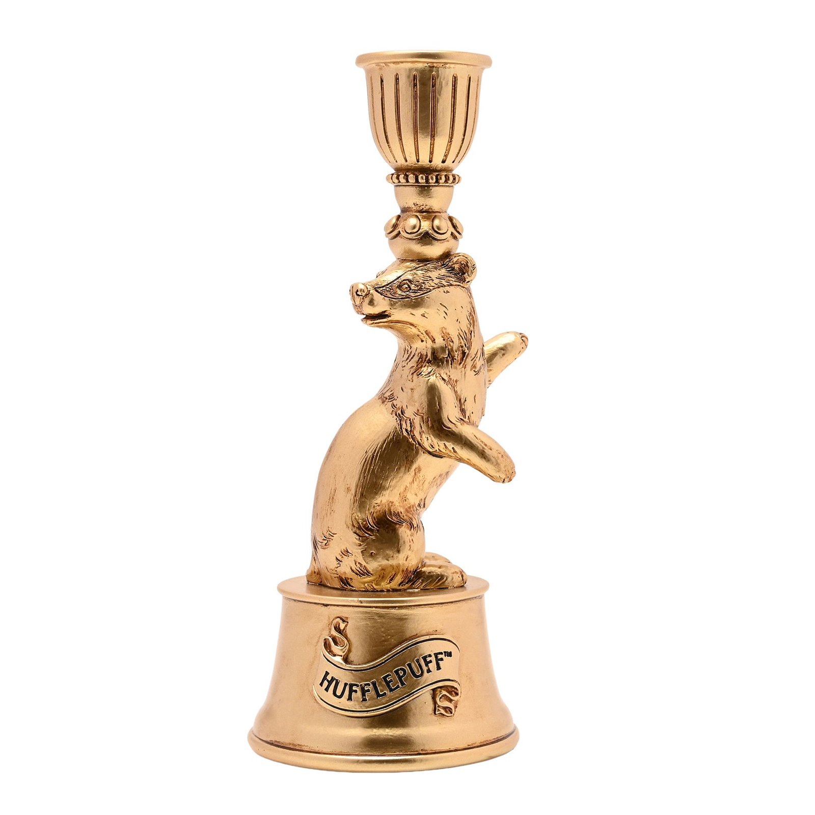 WB642_T01.jpg Harry Potter Alumni 3D Candle Holder - Hufflepuff Badger - Image 1