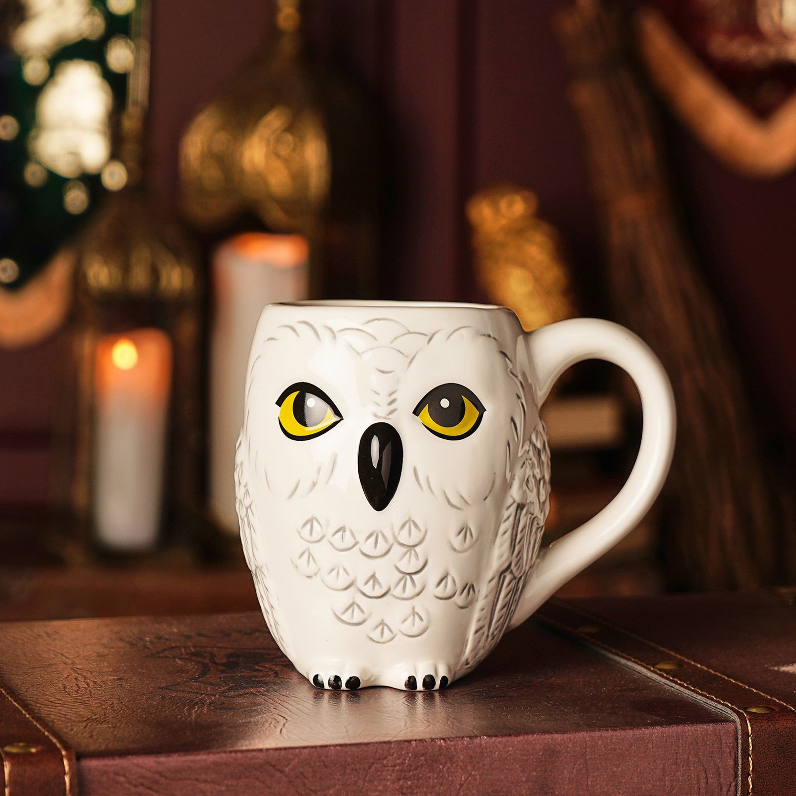 WB757.jpg Harry Potter Back To Hogwarts 3D Ceramic Mug - Hedwig - Image 1