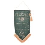 Harry Potter Alumni Green & Gold Hanging Banner - Ollivanders