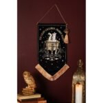Harry Potter Alumni Black & Gold Hanging Banner - Leaky Cauldron - Image 5